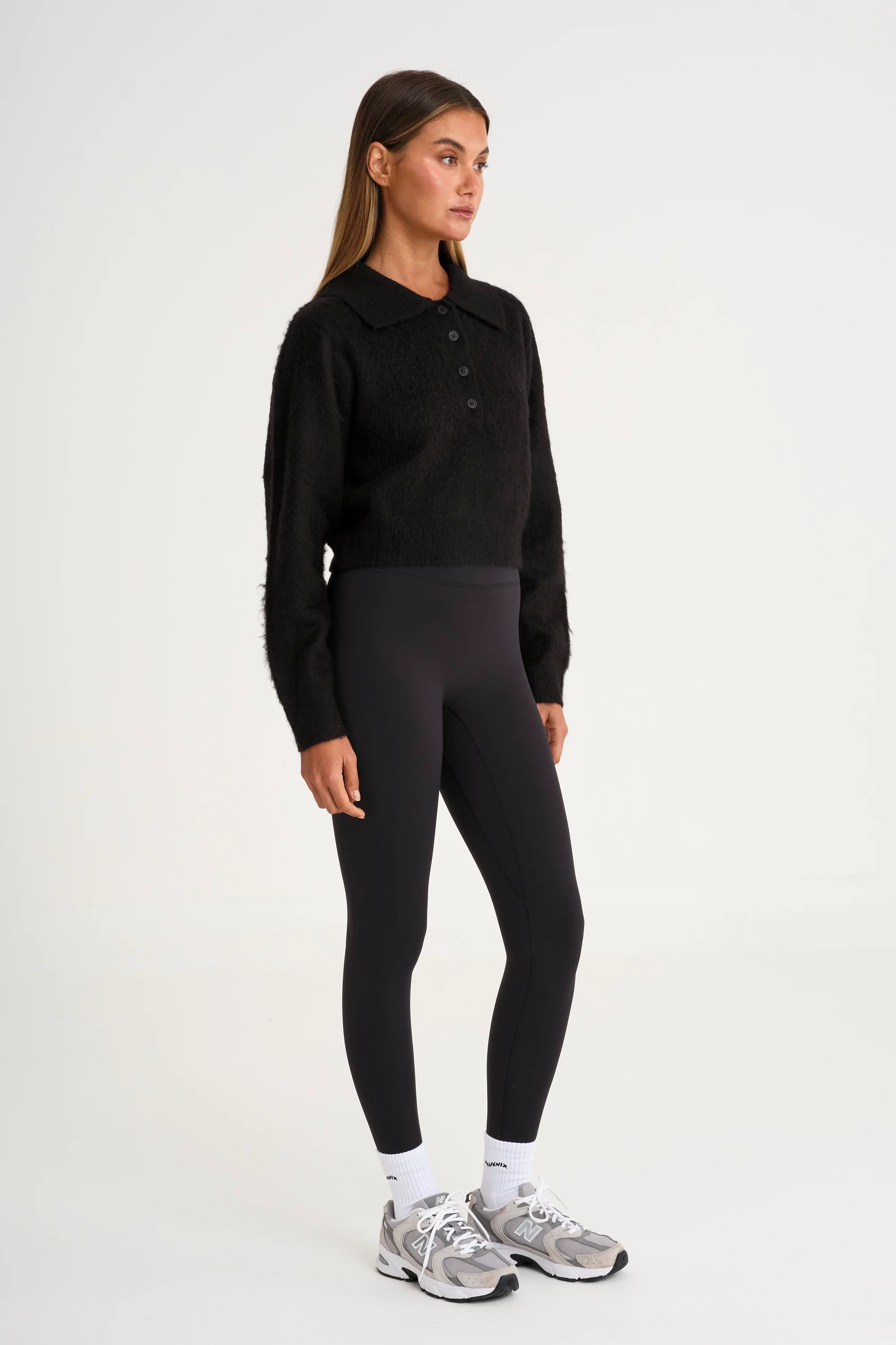 1/2 Button Polo Knit - Image 3