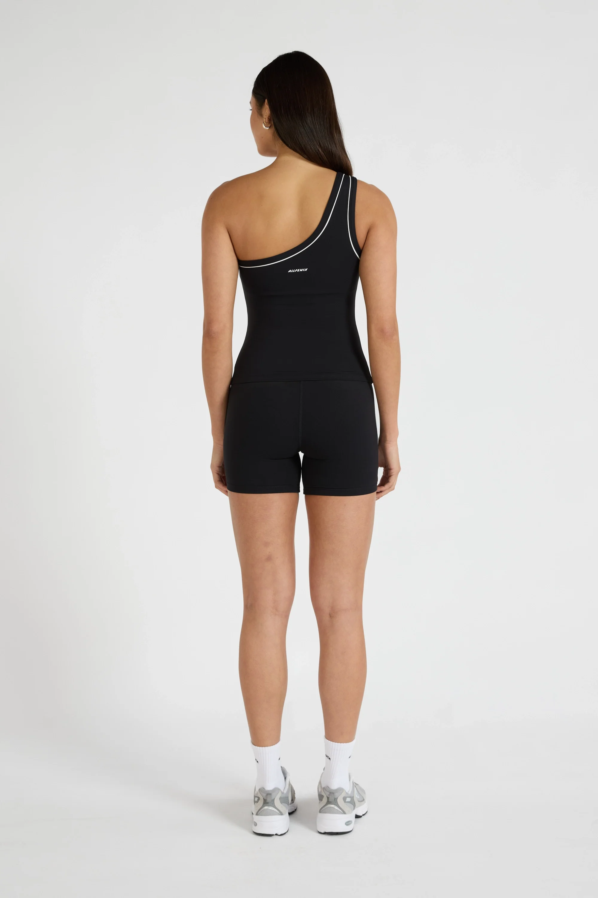 ALLFENIX CloudCore One Shoulder Contrast Piping Tank - Image 4