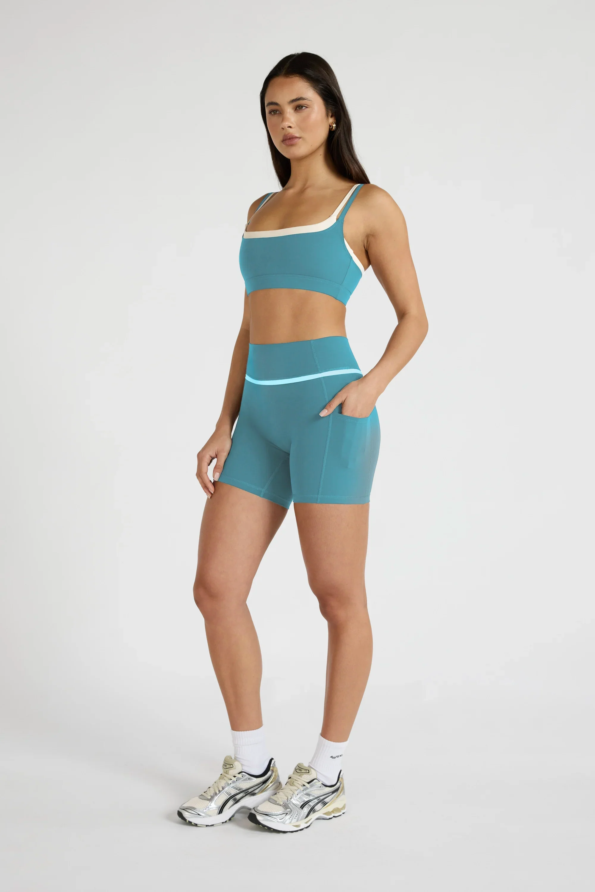 ALLFENIX CloudCore Contrast Double Layer Sports Bra - Image 4