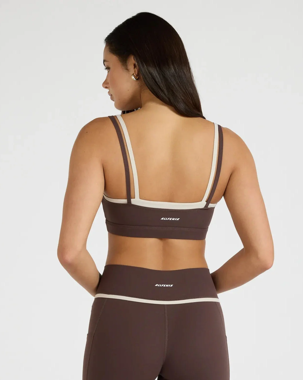 ALLFENIX CloudCore Double Layer Contrast Sports Bra - Image 2