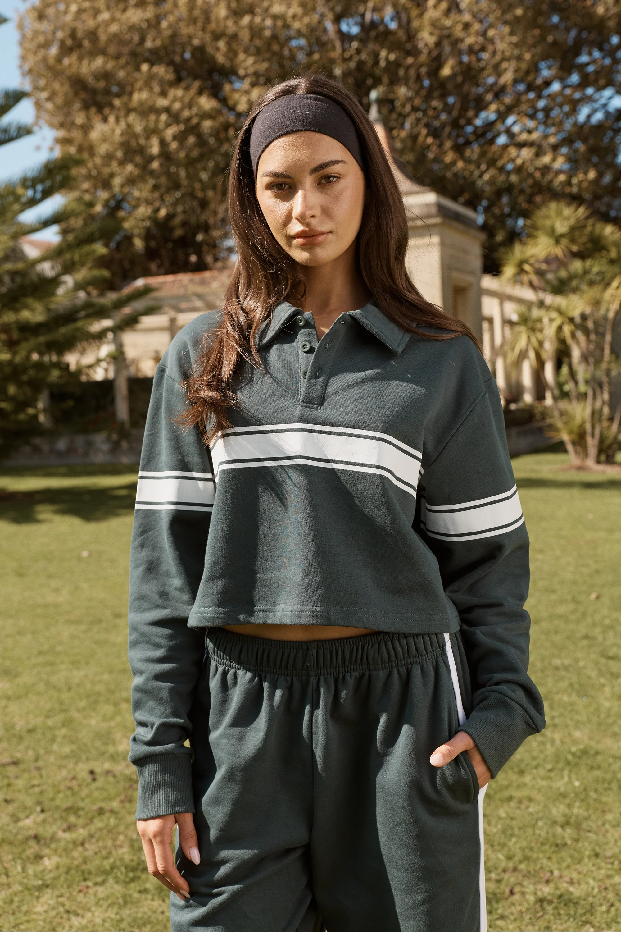 Collegiate Cropped Polo - Image 6