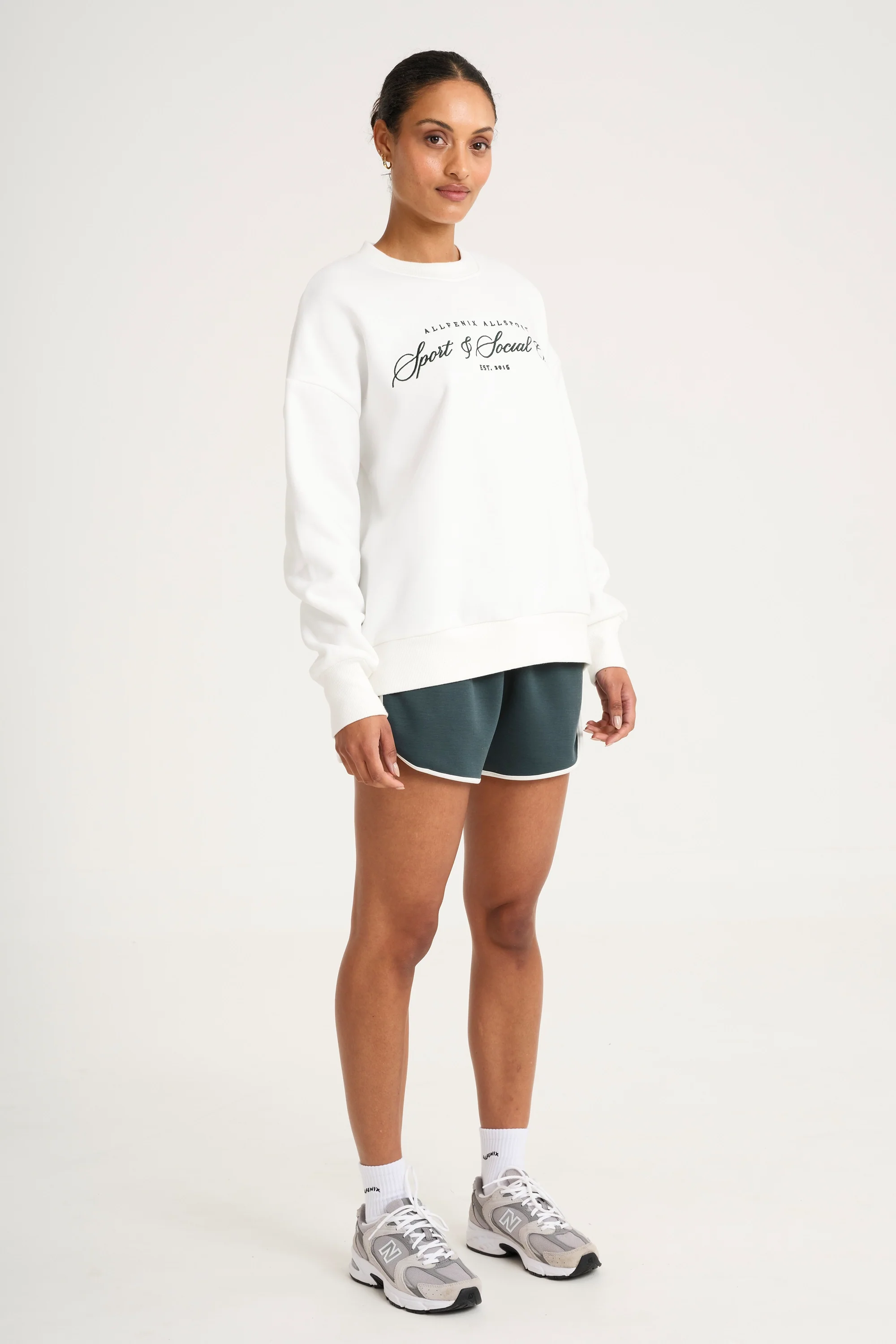 Collegiate Graphic Crew Neck Jumper - Image 3