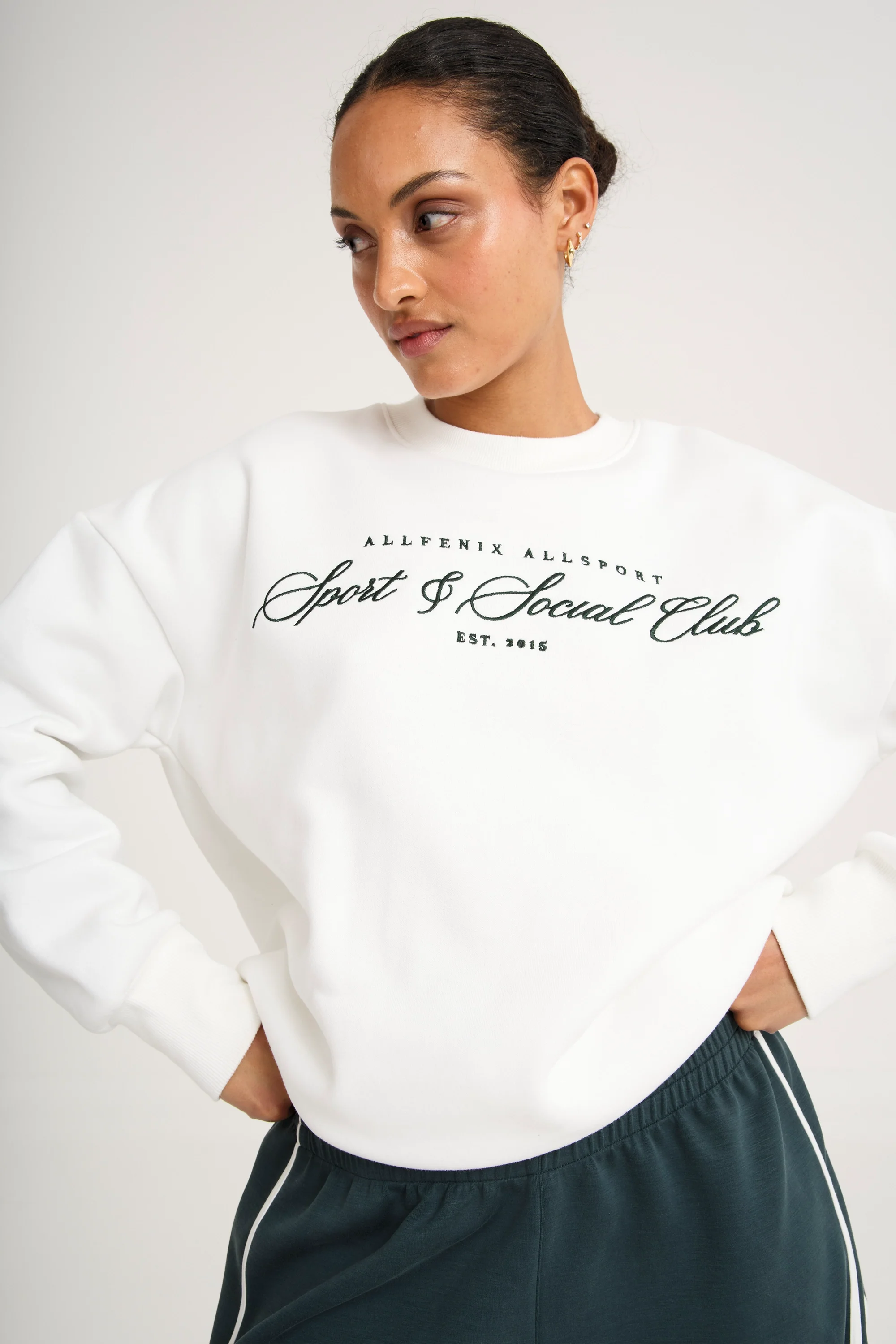 Collegiate Graphic Crew Neck Jumper - Image 6