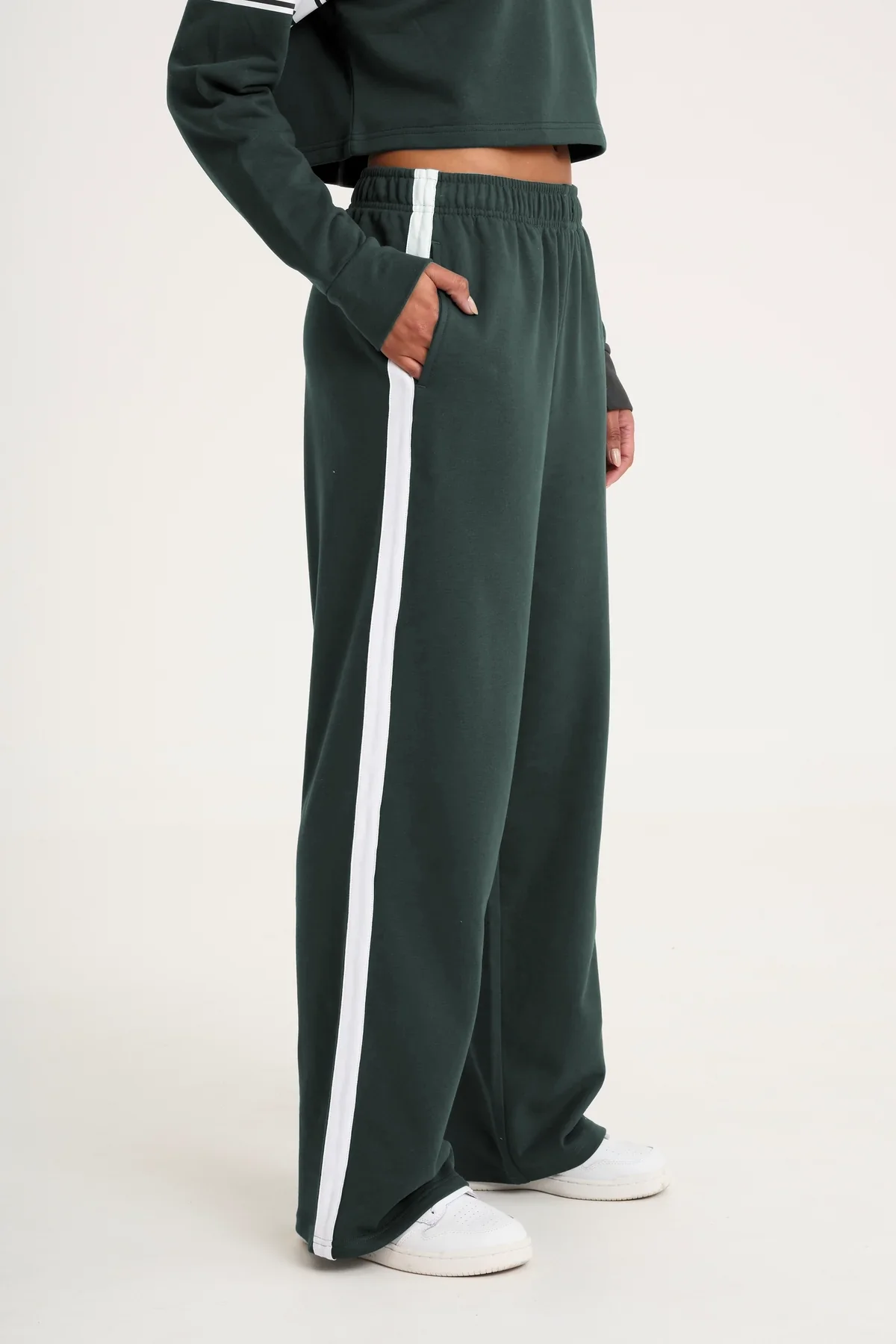 Collegiate Wide Leg Track Pant - Image 3