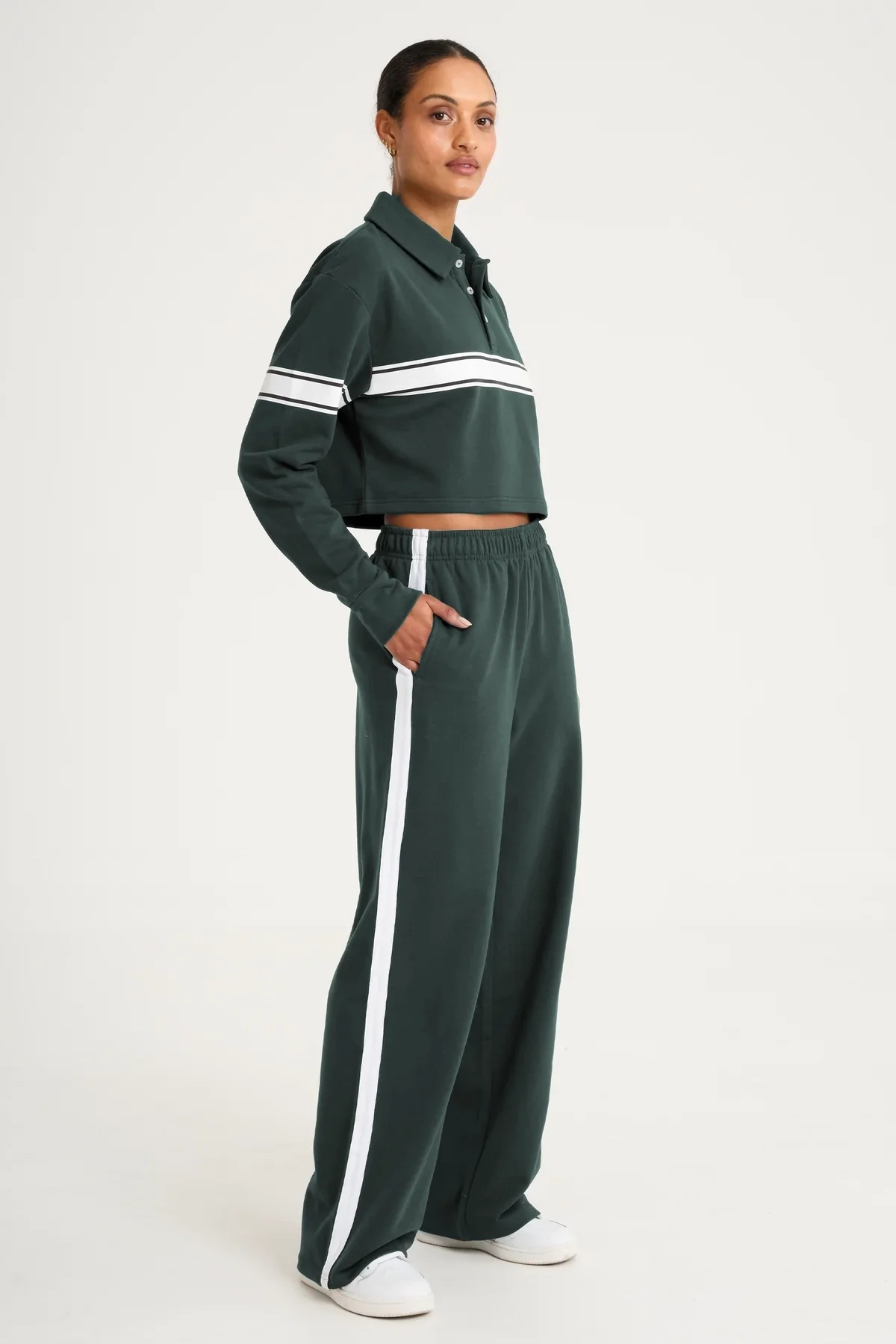 Collegiate Cropped Polo - Image 5