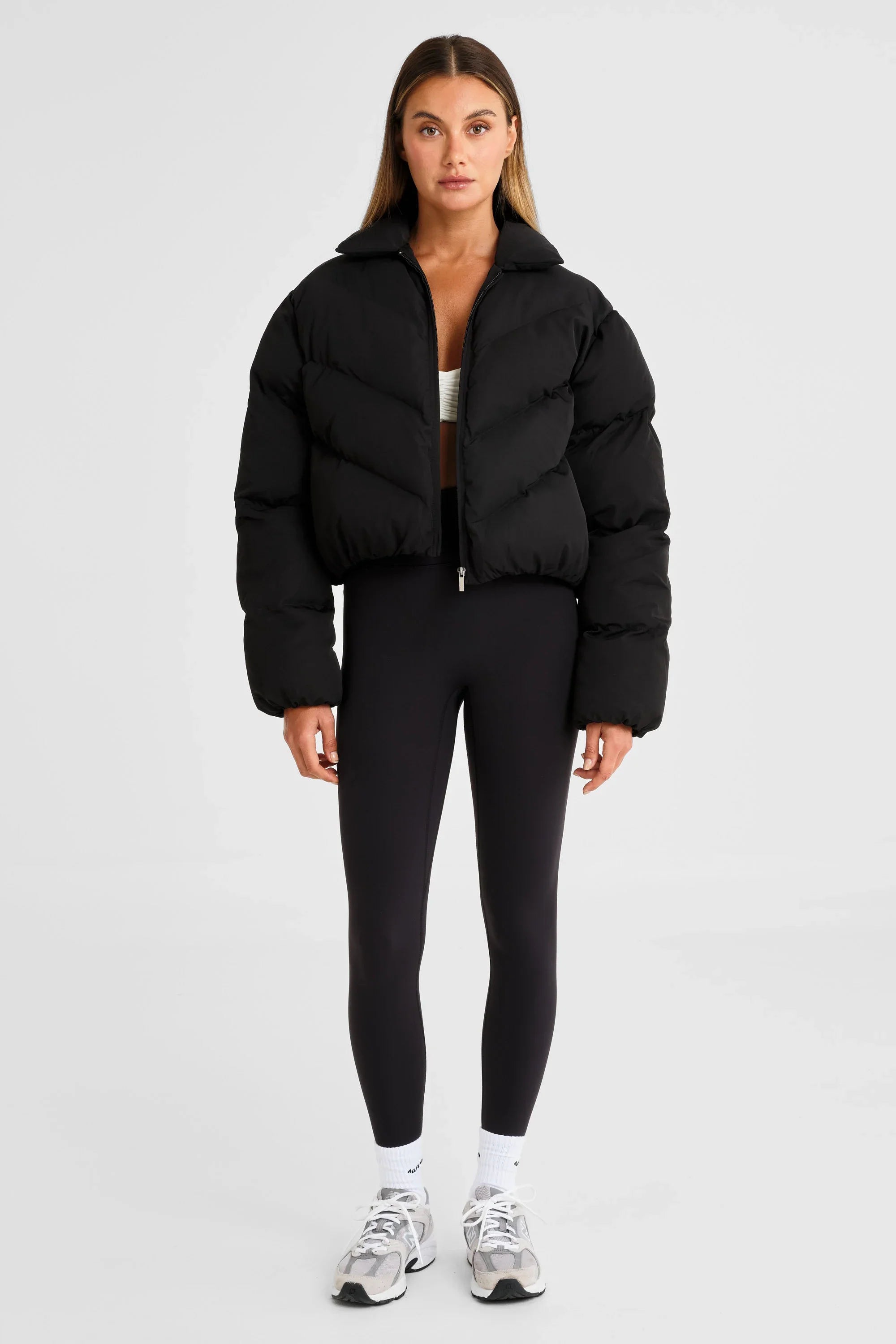 Cropped Puffer Jacket - Image 3