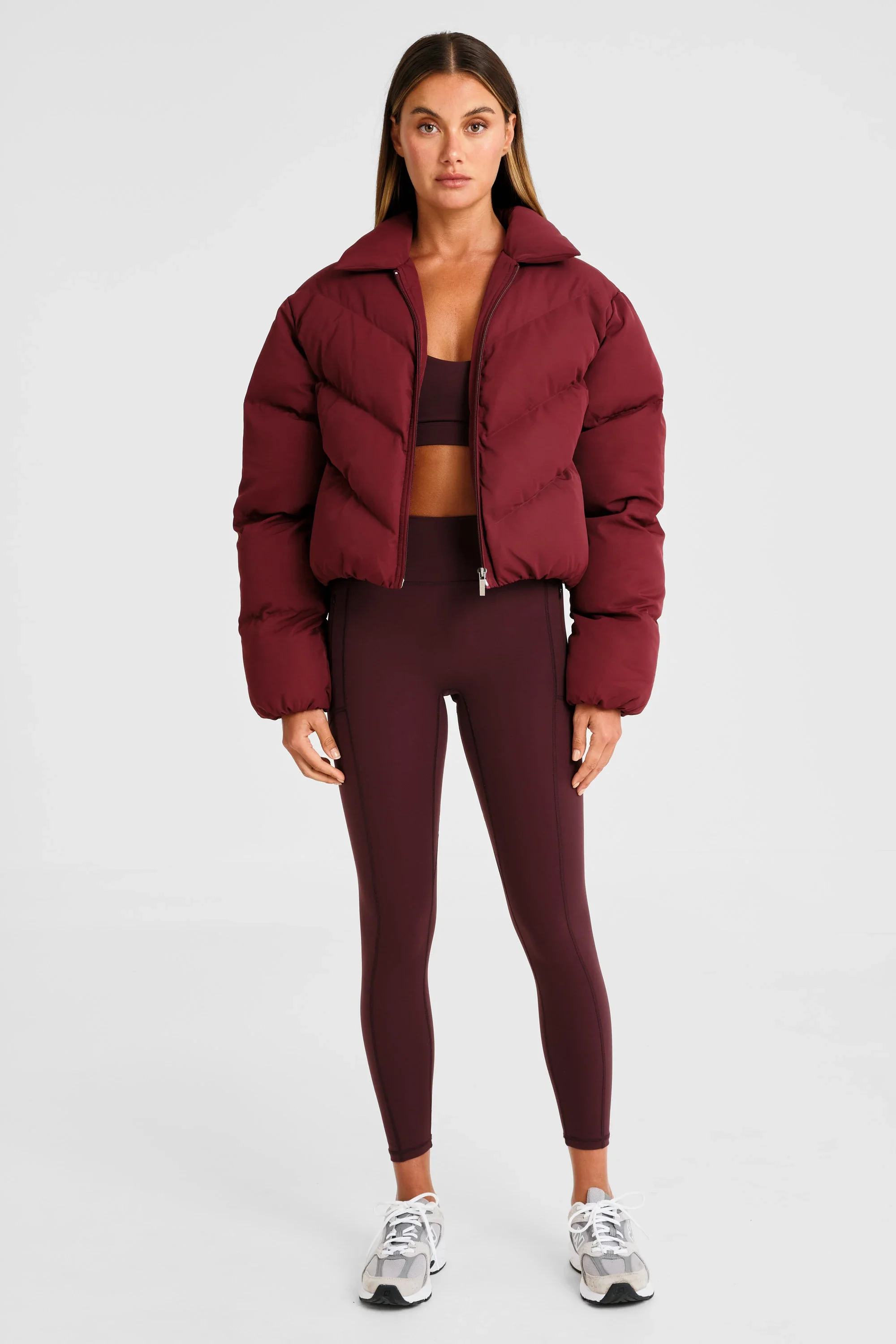 Cropped Puffer Jacket - Image 3