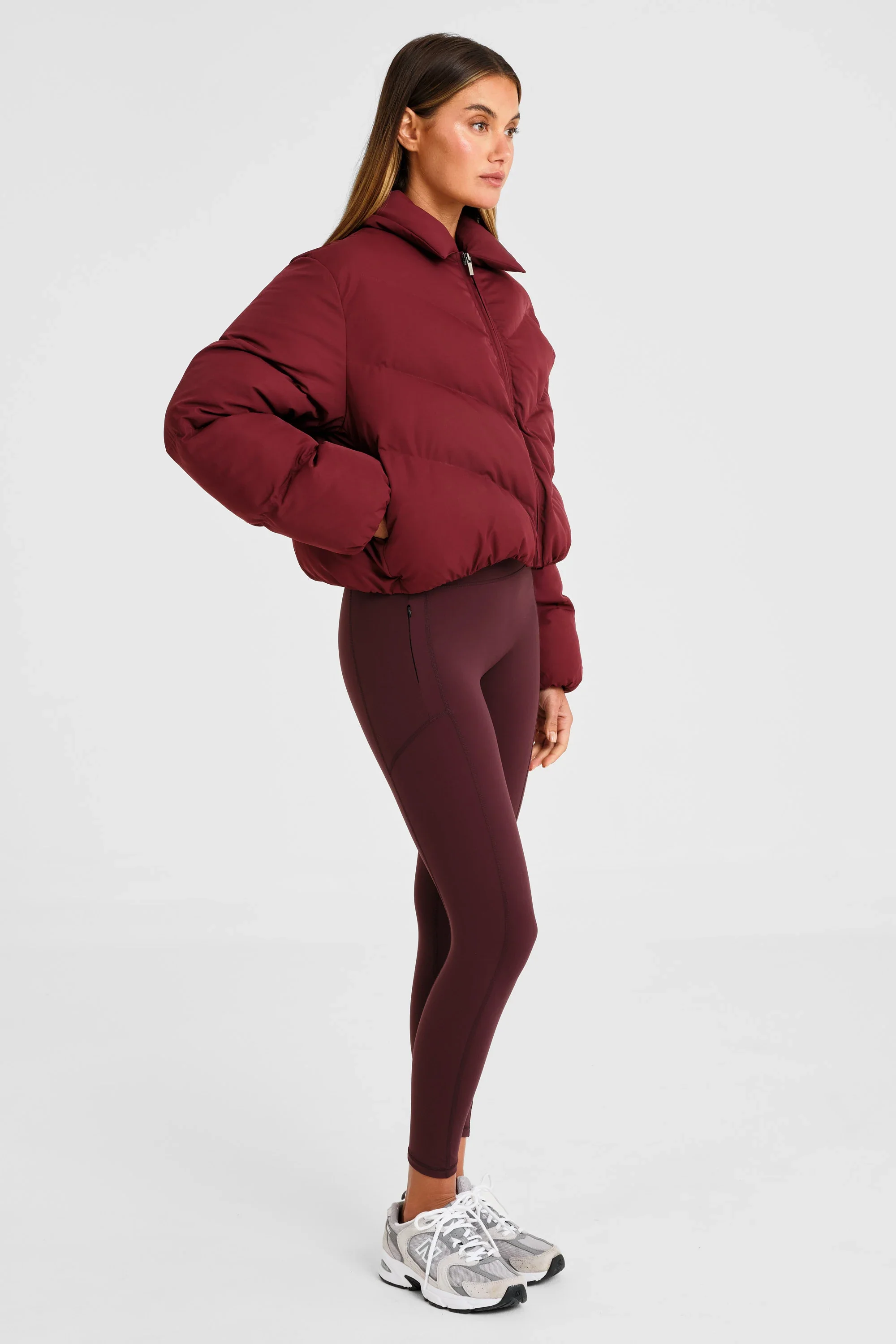 Cropped Puffer Jacket - Image 4