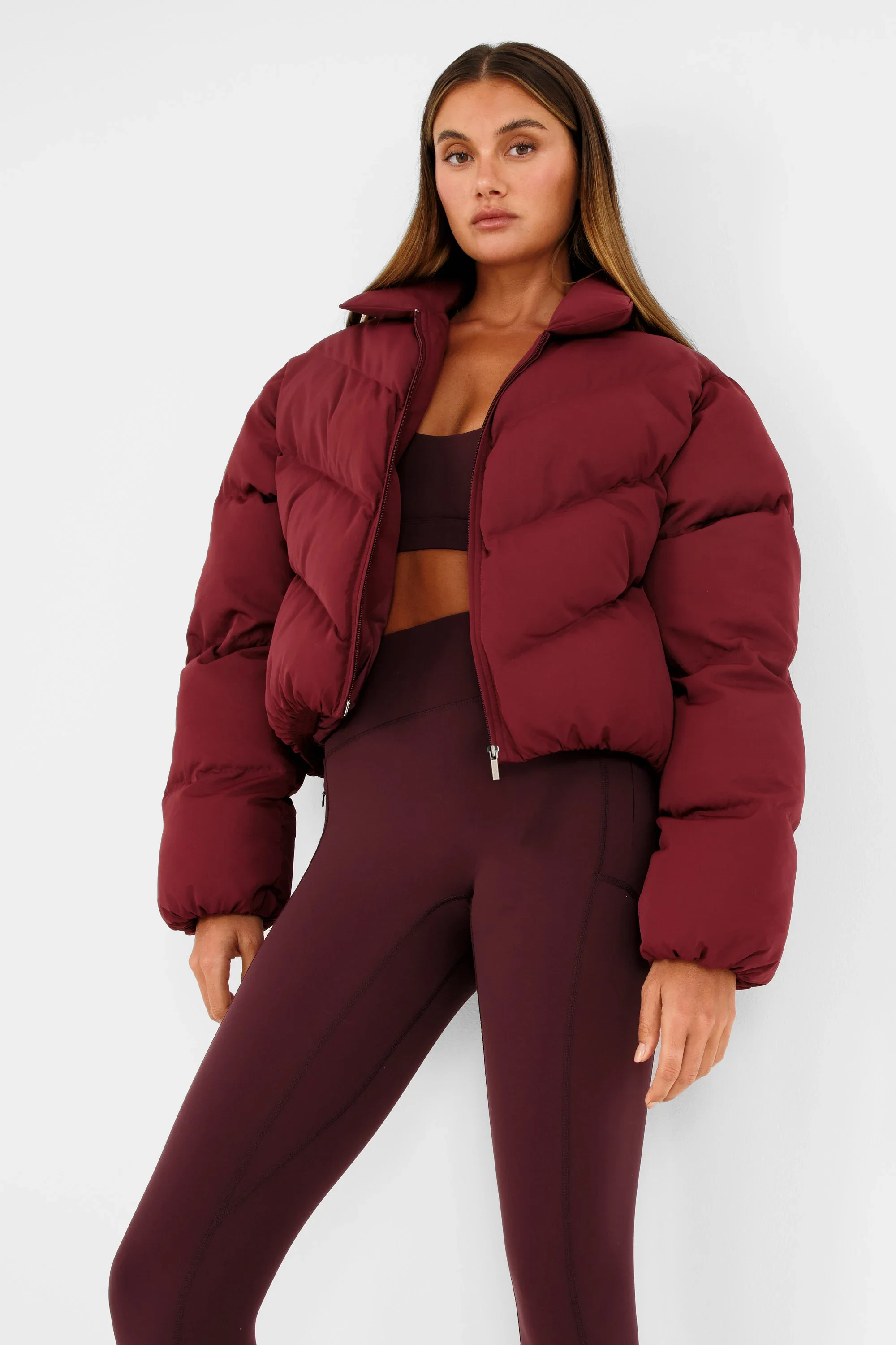 Cropped Puffer Jacket - Image 6