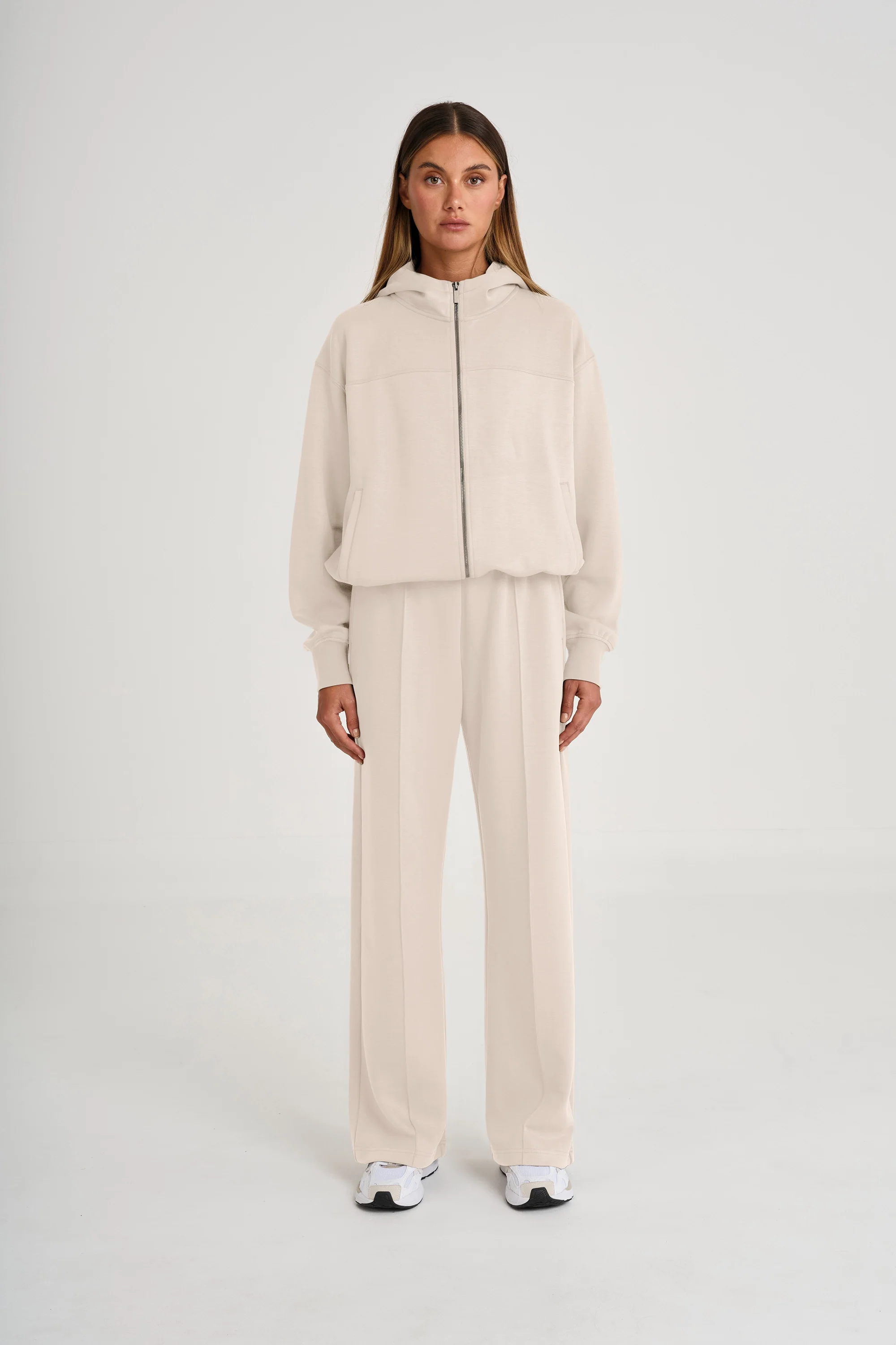 Soft Luxury Wide Leg Track Pant - Image 3