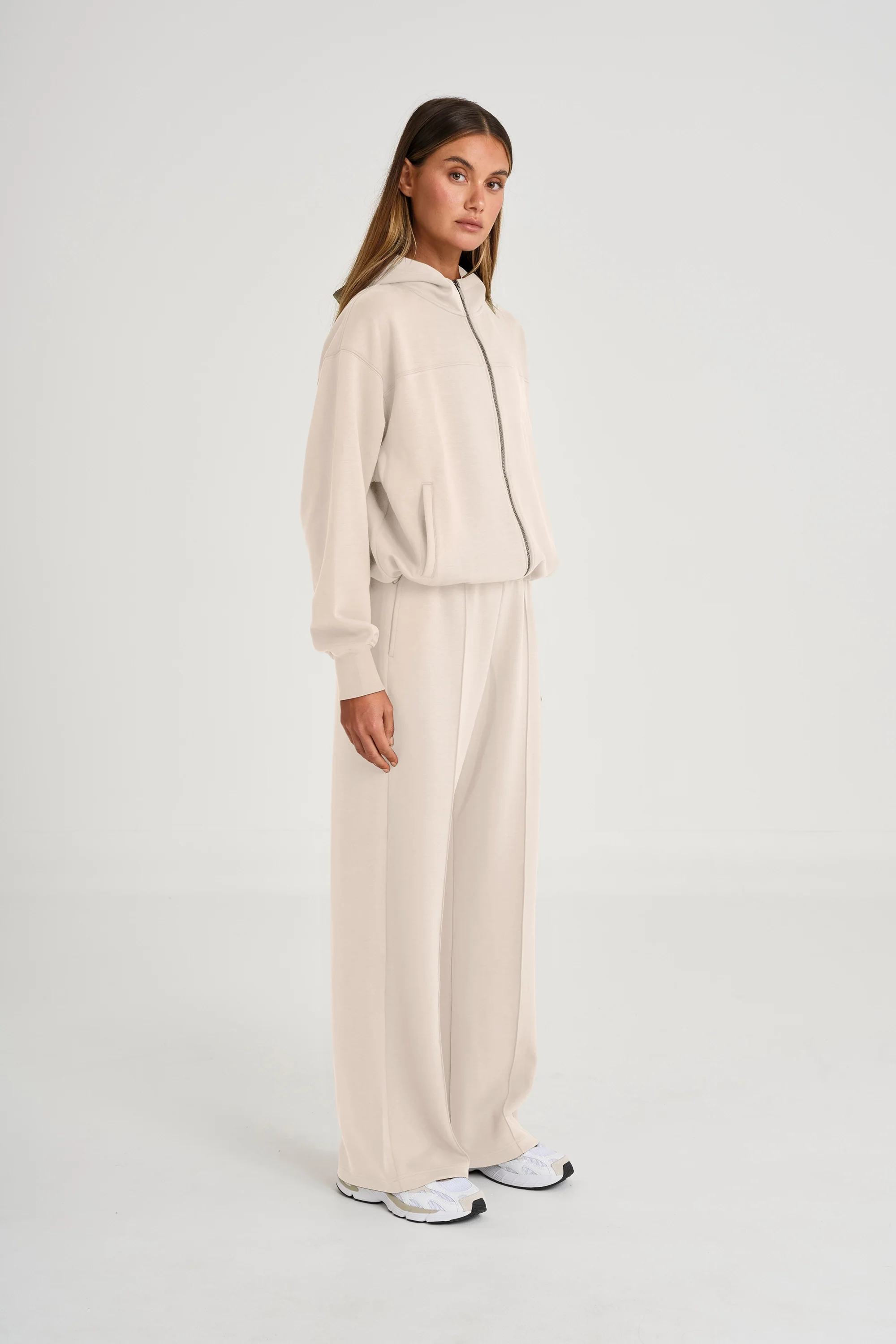 Soft Luxury Wide Leg Track Pant - Image 4