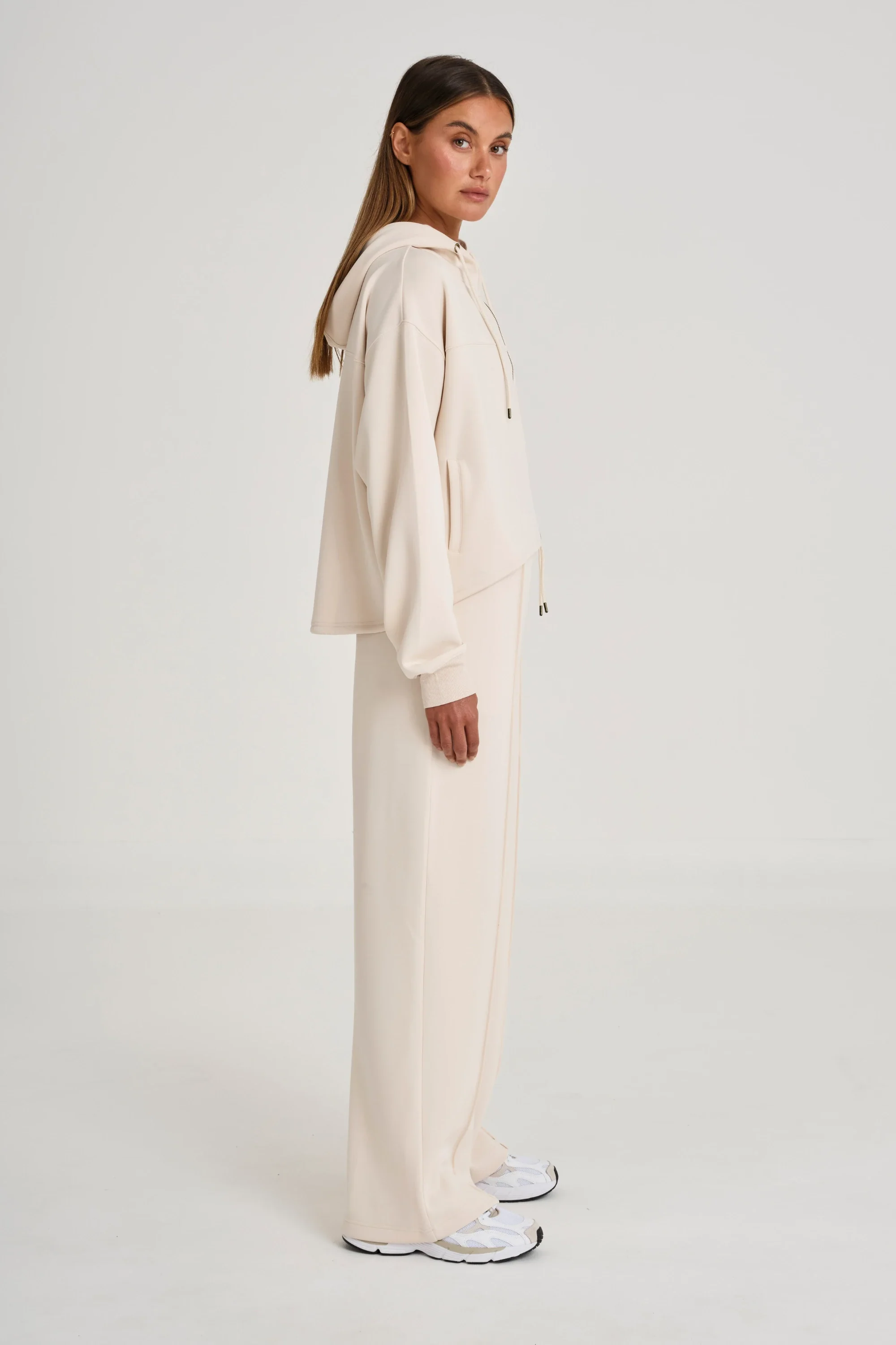 Soft Luxury Wide Leg Track Pant - Image 5