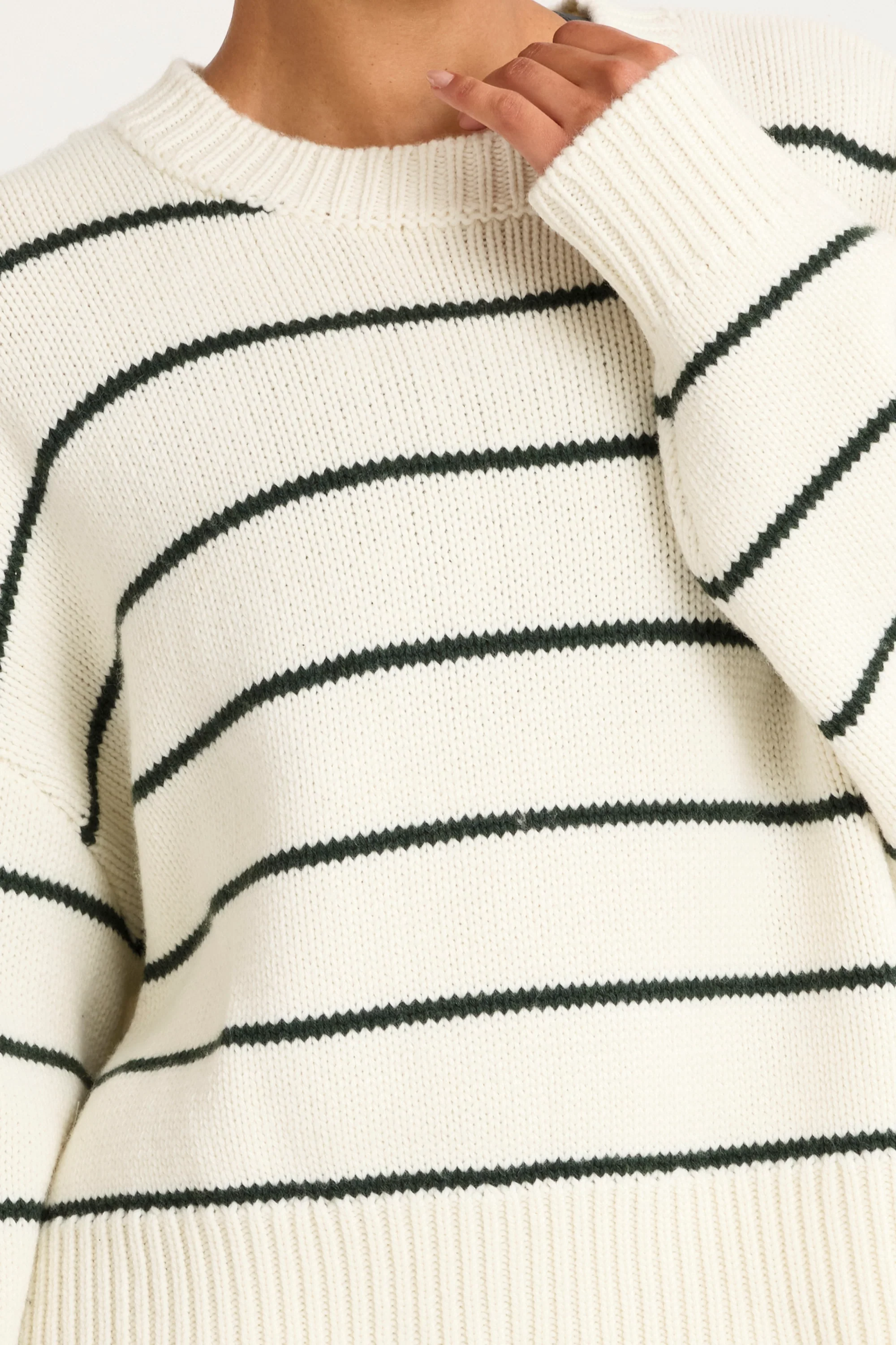 Stripe Crew Neck Knit - Image 8