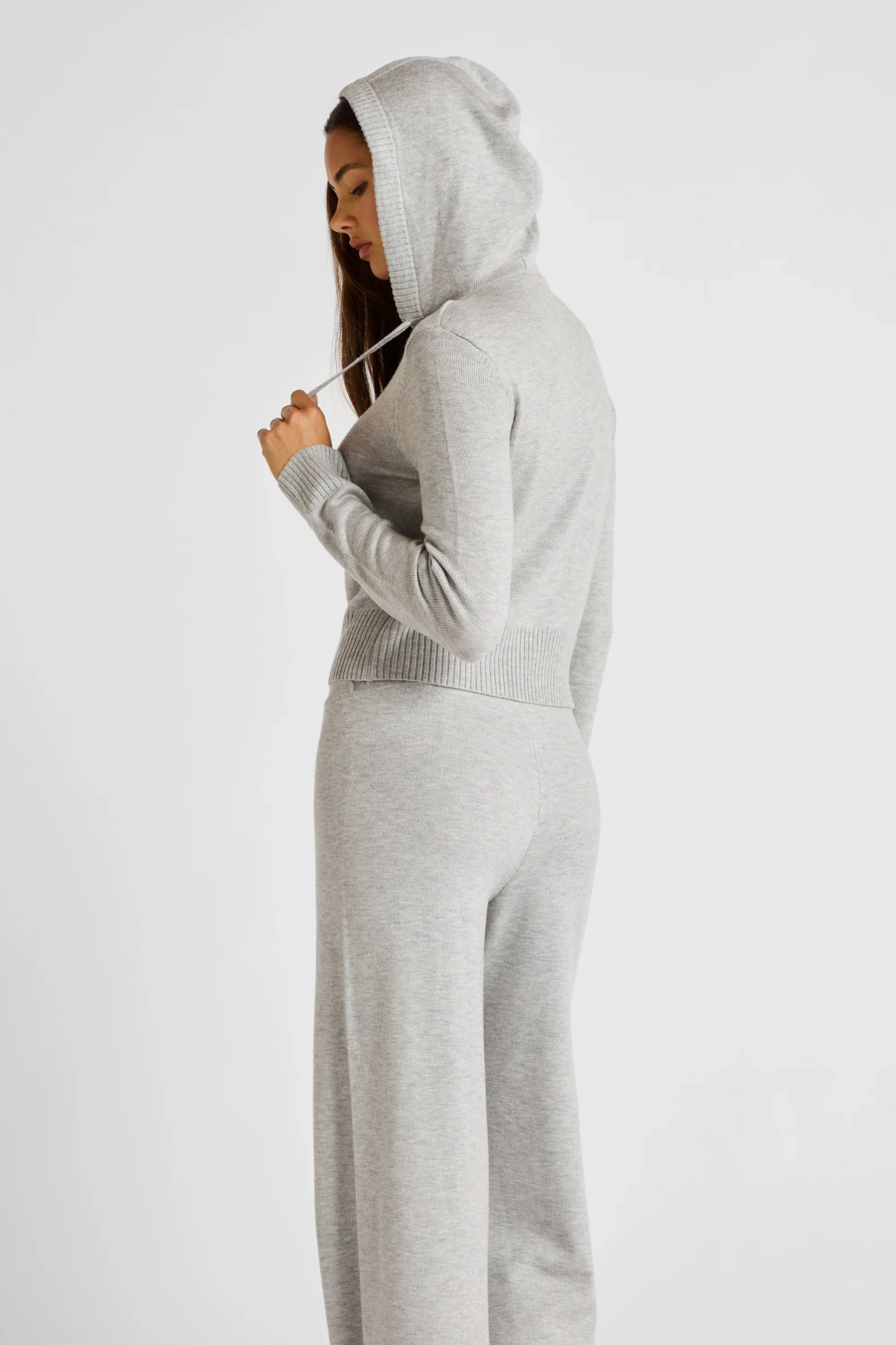 Two Way Knit Hoodie - Image 4