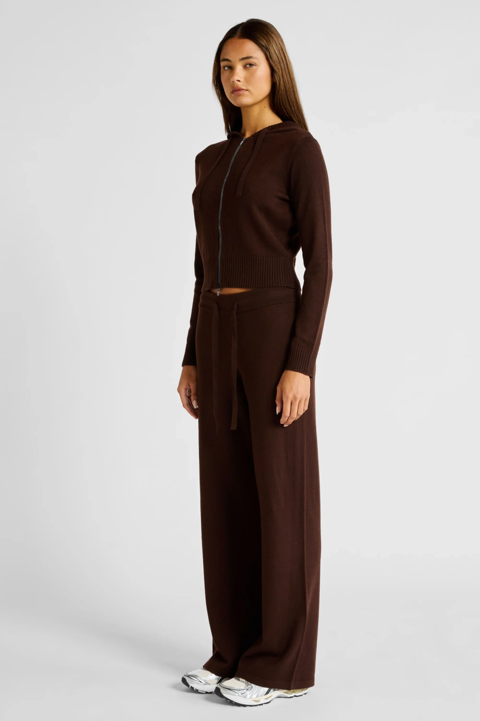 Two Way Knit Hoodie - Image 4